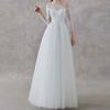 Comercio Exterior Europeo y Americano Amazon AliExpress wish estación independiente Nuevo encaje temperamento vestido princesa banquete vestido de boda