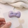 Bonito doce cor arco hairpin acessórios de cabelo doce menina coração all-match bangs clipe lateral hairpin duckbill clip