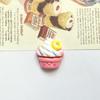 Imitação de comida e jogar sorvete acessórios de resina DIY Hole Shoes Mobile Phone Shell Hairpin Head Rope Refrigerator Sticker Decoration Material