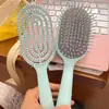 Costelas air bag cabelo mulheres oco massagem cabo longo modelagem almofada de ar cabelo longo cabelo cacheado pente casa fofo grande curva
