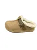 Sapatos Birkenstock Estilo Europeu com Solado Grosso para Aumento de Altura para Mulheres, Novo Modelo de Inverno 2026, Couro Camurça com Forro de Lã, Tamancos Quentes à Prova de Neve