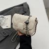 Bolsa pequena retrô de alta qualidade para mulheres, nova, original, moderna, versátil, bolsa carteiro, bolsa de ombro quadrada pequena popular