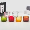 Taza de Vela Taza Vacía Portavelas Pequeño Recipiente para Velas DIY Contenedor de Aromaterapia Pequeña Capacidad Wholesale Vidrio Transparente Mini Color Degradado
