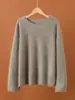 Suéter de punto redondo sin costuras cepillado para mujer, suave y cálido, diseño de una sola pieza sin costuras, capa base ajustada para otoño e invierno