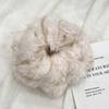 Diadema de Felpa Imitación de Visón para Otoño e Invierno para Mujer 2025 Nuevo Estilo Goma para el Cabello Cuerda Elástica Alta para el Cabello Accesorios para el Cabello