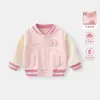 Chaqueta para Niña Primavera y Otoño 2026 Nuevo Estilo Ropa de Otoño para Bebé Chaqueta de Béisbol para Bebé Cárdigan Sudadera