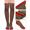2026 Nuevo Conjunto de Disfraz de Elfo Navideño Transfronterizo para Mujer Cosplay Actuación en Escenario Vestido de Terciopelo Rayas