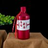 Botella de Vino Botella Vacía Imitación Cerámica Botella Pequeña Botella de Vino Sellada Boda Boda Botella de 1kg Tarro de Vino traje Hogar 500ml