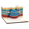 Escultura de Papel 3D de Arquitectura Antigua Personalizada Calendario 2026 Calendario de Escritorio Regalo Cultural y Creativo Adorno Creativo para Escritorio