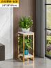 Prateleira de flores Sala de estar Andar de pé Varanda Rack de armazenamento Rack de flores interior 2023 Novo Bonsai Flor Colocação Ornamentos Pot Rack