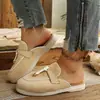 Pantuflas de mujer de punta cerrada, multicolores y a la moda, para venta al por mayor transfronteriza de verano en Europa y América