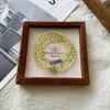 [Vino de Uva] Pulsera de Doble Círculo con Perlas de Cristal Rubio Citrino Pulsera de Amatista para Mujer Entrega en Vivo