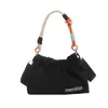 2026 Nova Moda Doce e Menina Bolsa Transversal Plissada Textura Simples Personalidade Bolsa Nuvem Estilo Coreano Tendência