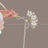 Borla de Abanico Antiguo Horquilla para el Cabello Retro Elegante Horquilla para el Cabello de Disco Sentido Avanzado Nicho Horquilla para el Cabello Hanfu Tocado para Caminar Mujeres