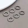 Aço Inoxidável Alta Retenção de Cor Conexão de Anel Sem Costura Anel Galvanoplastia a Vácuo Cordão de Mão Contas Pulseira DIY Colar Acessórios de Joias