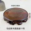 Madera de Maras Madera Completa Piedra Tetera Jarrón para Bonsái Base para Quemador de Incienso Base Redonda de Madera Maciza