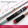Vara para Bote Vara para Bote Vara para Pesca de Bote com Ponta Macia Vara de Pesca 1.71m Equipamento de Pesca Vara para Bote de Arremesso Vara de Pesca