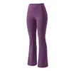 Pantalones de Yoga Cepillados Transfronterizos Otoño Invierno para Mujer Cintura Alta Levanta Glúteos Moldeadores Acampanados Deportivos Largos Pantalones de Pilates Pierna Ancha Pantalones de Fitness