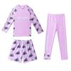 Novo Traje de Banho Infantil Meninos e Meninas Calça de Manga Longa Peça Única Proteção Solar Secagem Rápida para Crianças e Crianças de Meia-Idade para Aquecimento e Natação