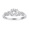 Joyería de Plata Transfronteriza Europea y Americana, Anillos de Plata Pura, Anillos de Joyería de Mano de Plata S925 con Circonita de Alta Gama, Fábrica de Joyería Personalizada