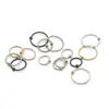 Aros de Bola Estilo Clásico para Comercio Exterior Transfronterizo, Anillos para Nariz de Acero Inoxidable, Aros para Oreja, Aretes Universales y Otras Joyas para Perforación Corporal en Stock