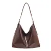 Bolsa de Axila Retrô de Luxo para Mulheres 2026 Primavera Novo Estilo Superfície Macia Bolsa Tote de Grande Capacidade Bolsa de Ombro Cruzada Casual