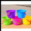 Cubo de Plástico Engrosado, Cubo Pequeño Colorido, Cubo para Lavar Bolígrafos, Cubo tipo Bandolera, Cubo para Pesca en el Parque, Cubo para Juegos de Agua para Niños