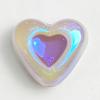 Cor-banhado UV luminoso fino flash gota óleo amor diy celular corrente material contas soltas grampo de cabelo jóias acessórios contas soltas