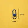 Chaveiro Fivela de Porta Giratória em Forma de U Pingente de Boneca Acessório DIY Liga de Zinco 33mm Pequena Fivela de Porta