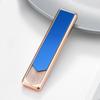 YQ 060 Encendedor de cigarrillos recargable USB encendedor de tira de protección ambiental metal creativo a prueba de viento grabado de logotipo personalizado