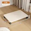 Base de Caja de Almacenamiento con Ruedas Móviles, Caja Organizadora para el Hogar, Estante de Almacenamiento, Bandeja Universal con Ruedas, Carrito Grande y Pequeño con Ruedas