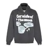 Sudadera con capucha de terciopelo Bpm con estampado de letras Broken Planet, holgada, casual, para hombre y mujer, moderna, otoño e invierno
