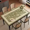 Mantel de mesa estilo francés, lavable, impermeable, a prueba de aceite, mantel de PVC, nuevo modelo 2026, lujo ligero, tacto de alta gama, mantel para mesa de sala
