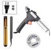 Venda internacional de pistola de solda manual de aquecimento externo, pistola de solda automática com saída de estanho, reparo de pistola de solda elétrica especial, fabricante de solda