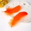 Color un gran número de puntos venta al por mayor suave grande pluma flotante pluma de ganso diy color pluma tocado material de decoración artesanal