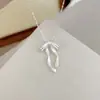 Collar de Lazo para Mujer, Cadena de Conjunto Estilo Chino Nuevo de Lujo Ligero de Nicho, Cadena para Clavícula de Alto Valor, Colgante de Cinta Fresco Estilo Hada