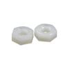 Tuerca de plástico aislada directa de fábrica, sujetador de nailon resistente a altas temperaturas, tuerca hexagonal métrica, tuerca torcida H3HN