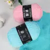 Hilo de Algodón Leche de 4 Hebras Bola de Lana para Bebé Grosor Medio Bufanda para Muñeca Tejida a Crochet Paquete de Materiales para Tejido Manual DIY Ramo Al por Mayor