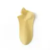 Meias femininas meias curtas primavera verão de corte baixo antiderrapantes de malha de algodão respiráveis fio 100% algodão meias invisíveis femininas meias Zhuji