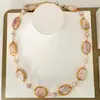 Cadena de Clavícula Barroca Irregular Natural con Artesanía Envuelta en Alambre, Collar Vintage de Perlas de Agua Dulce de Alta Gama para Mujer, Versátil al por Mayor