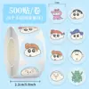 100 Adhesivos Decorativos Pequeños de Cera de Dibujos Animados Lindos para Personajes de Dibujos Animados, Carcasa de Teléfono, Caja de Regalo, Sobres de Sellado
