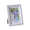 Moldura de Foto Infantil Minimalista Branca Vazia de 5 polegadas Display Estilo Ins Moldura de Foto Pequena de 5 polegadas Ornamento de Foto Criativo de Madeira Sólida