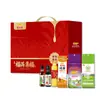 Paquete de regalo de arroz y aceite de arowana dorada: Caja de regalo combinada de arroz Wuchang, aceite de colza comestible, harina, arroz y aceite.