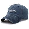 Gorra de béisbol bordada de algodón lavado de estilo coreano para todo tipo de combinaciones, gorra de primavera y verano para mujer, a prueba de sol, con visera para pareja pequeña, moda masculina ins