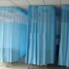 Cortina em L e U para Casas de Repouso, Trilho Doméstico, Centro de Saúde, Cortina Divisória Opaca para Clínica, Espessada para Beleza Médica