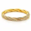 Pulsera de tenis de cobre con incrustaciones de diamantes Xiyin de TEMU, súper vendida, pulsera cuadrada de pareja de múltiples capas envolvente, a la moda y lujosa
