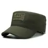 Chapéu de Sol Masculino Camuflado de Aba Curta com Bordado de Letras, Respirável, Resistente ao Desgaste, Tático, Casual, Boné de Baseball