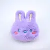 Nuevo broche de conejito de peluche con expresión linda, bolso de conejito, correa de muñeca, accesorios decorativos para muñecas.