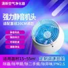 Ventilador Purificador de Aire Compatible con Cartuchos de Filtro Xiaomi para Uso en Casa y Coche, Elimina Smog y PM2.5 con Carbón Activado