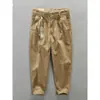 Pantalones de trabajo estilo americano transfronterizos para hombre, pantalones casuales rectos vintage de alta calle, nuevos pantalones de moda trendy de Instagram